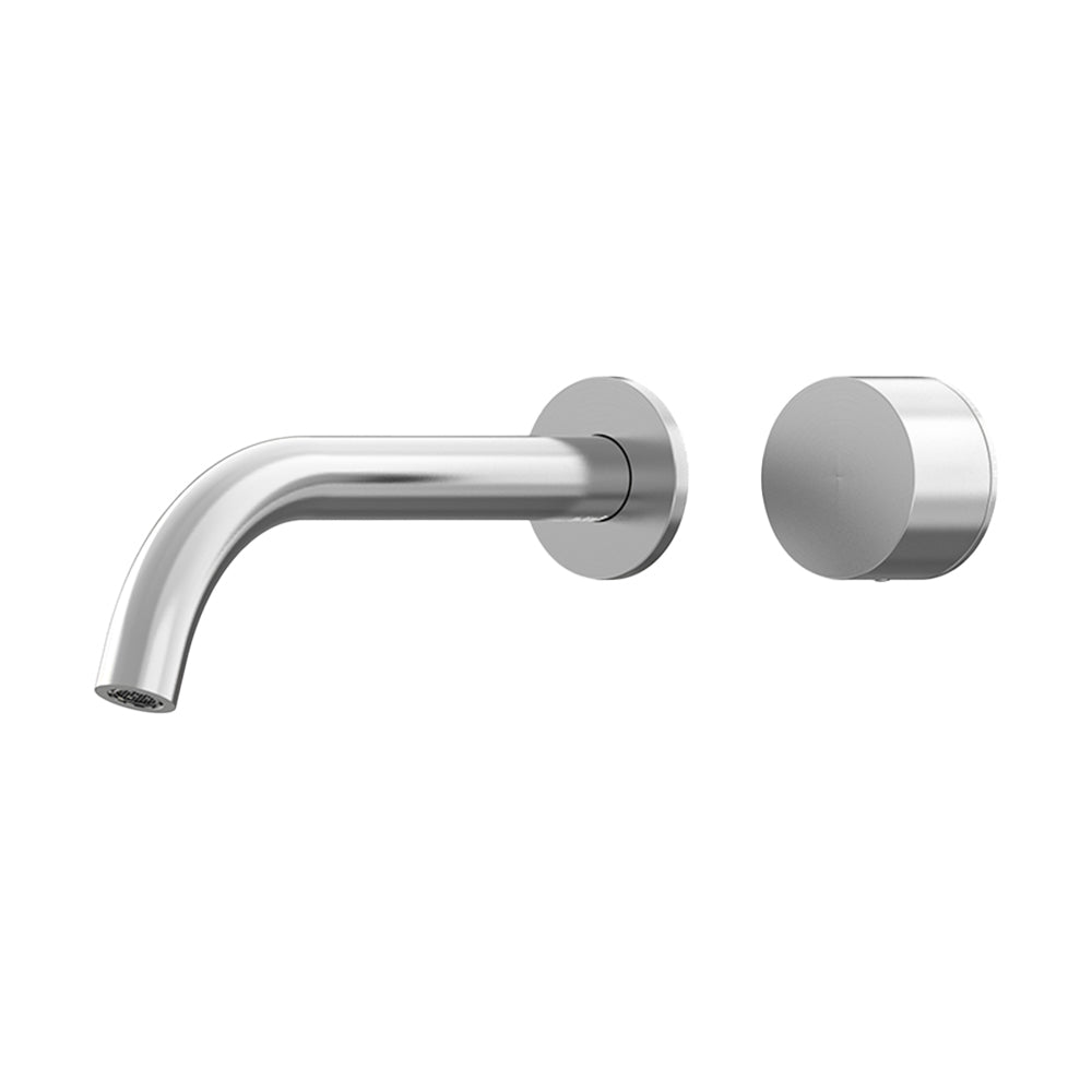 Cahya Wall Basin/Bath Progressive Mixer Set 220 Curved Spout Trim Kit Lead Free