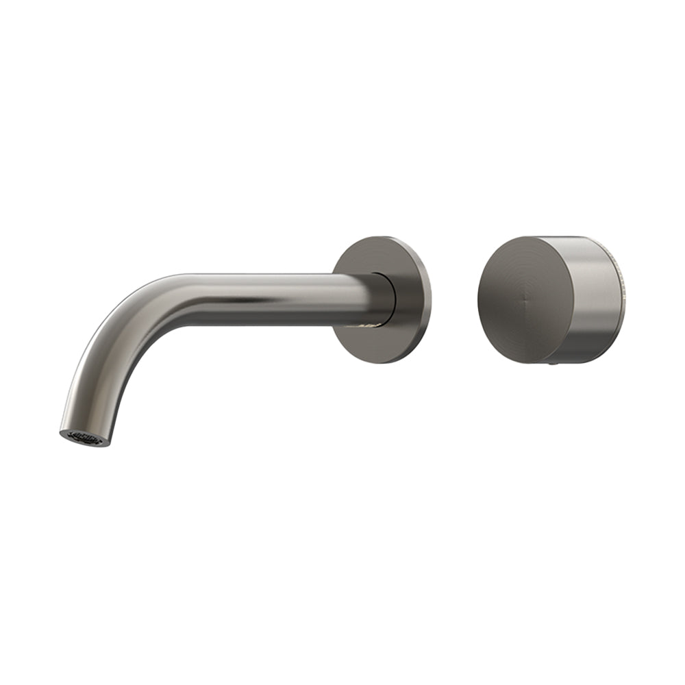 Cahya Wall Basin/Bath Progressive Mixer Set 220 Curved Spout Trim Kit Lead Free