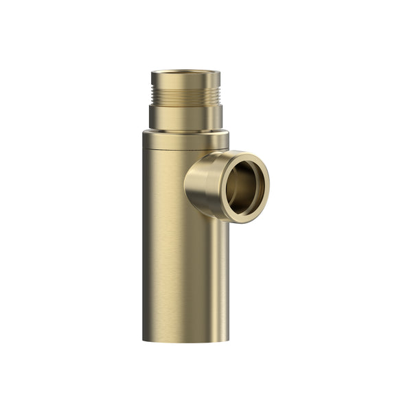 Bottle Trap 40MM Conical With Adapter - Brushed Gold [Electroplated]