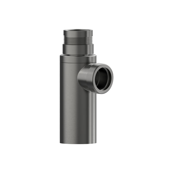 Bottle Trap 40MM Conical With Adapter - Gun Metal [Electroplated]