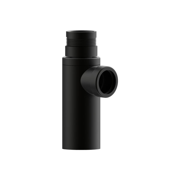 Bottle Trap 40MM Conical With Adapter - Matte Black [Electroplated]