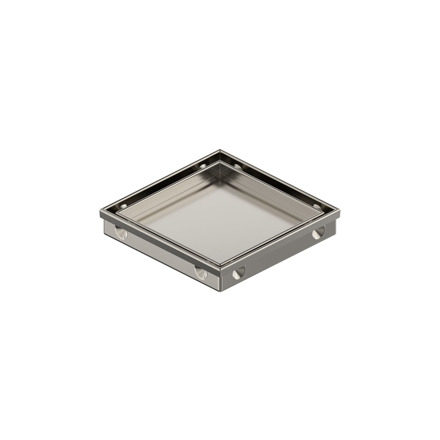 316 Stainless Steel Tile Insert Grate Square 80MM