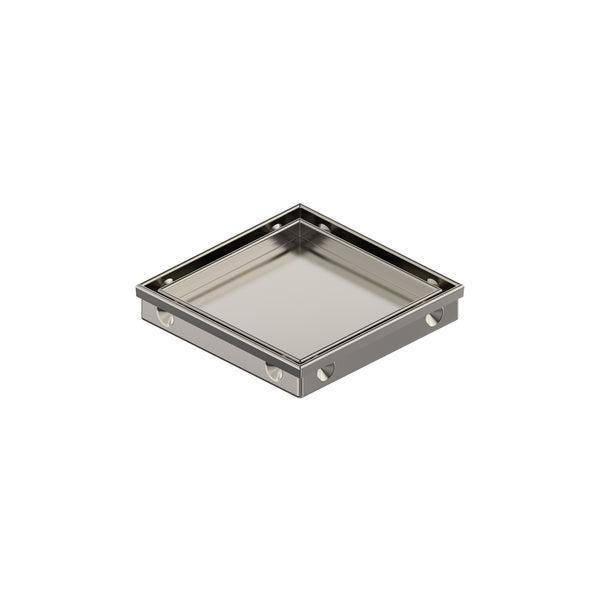 316 Stainless Steel Tile Insert Grate Square 80MM - Stainless Steel