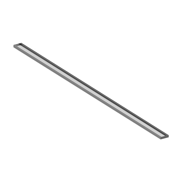 Tile Insert 2800MM Long X 100MM Wide X 26MM Deep - Silver