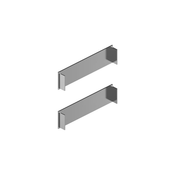 100MM X 26MM End Caps Suit TI and S - Matte Black [Electroplated]