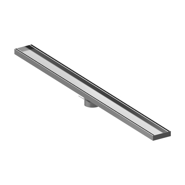 Tile Insert Kit 1200MM Long X 100MM Wide X 26MM Deep 80MM - Silver